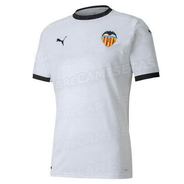Tailandia Camiseta Valencia 1ª 2020/21 Blanco